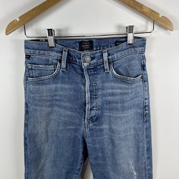 Citizens of Humanity Premium Vtg Olivia High Rise Slim Ankle Button Fly Jeans 25 - Picture 3 of 12
